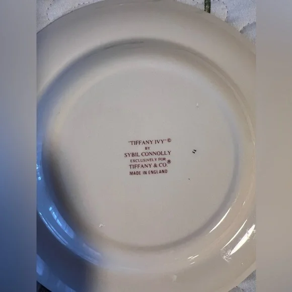 6 plates, 3 tea cups! Tiffany and Co, “Tiffany ivy” - Picture 5 of 6